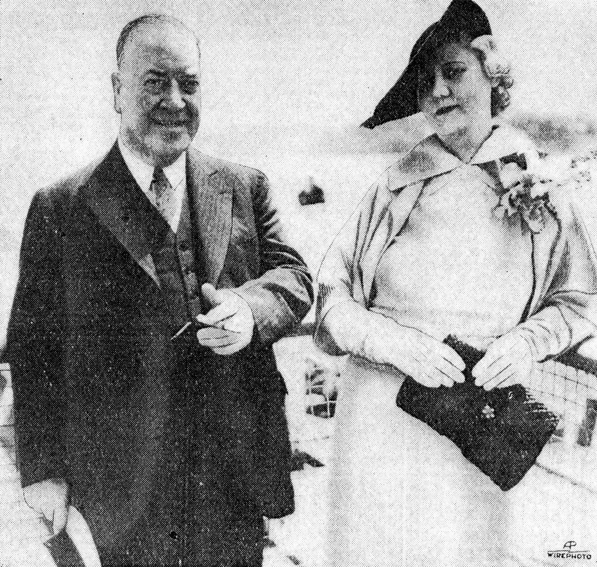 Tom and Carolyn Pendergast, 1935.