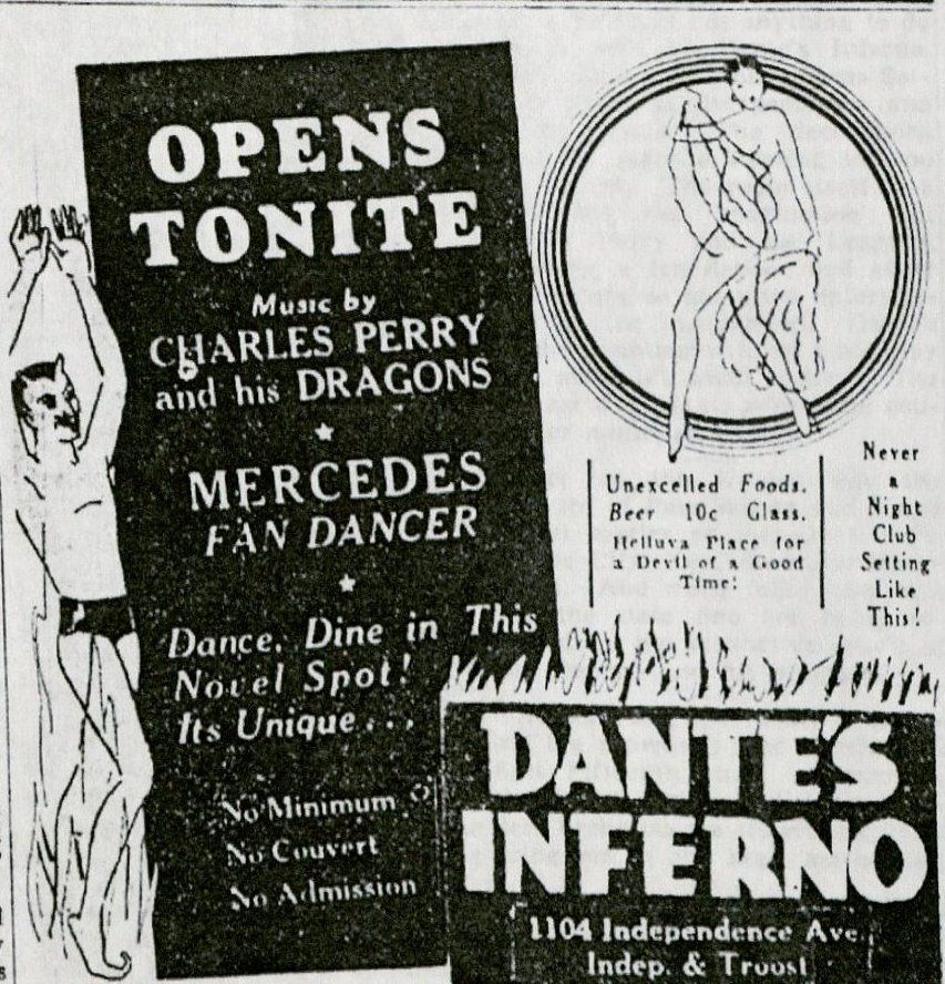 Dante's Inferno opening night advertisement