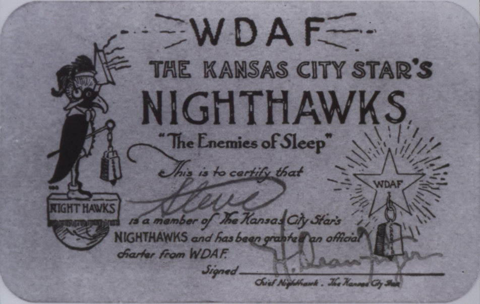A Nighthawk Card