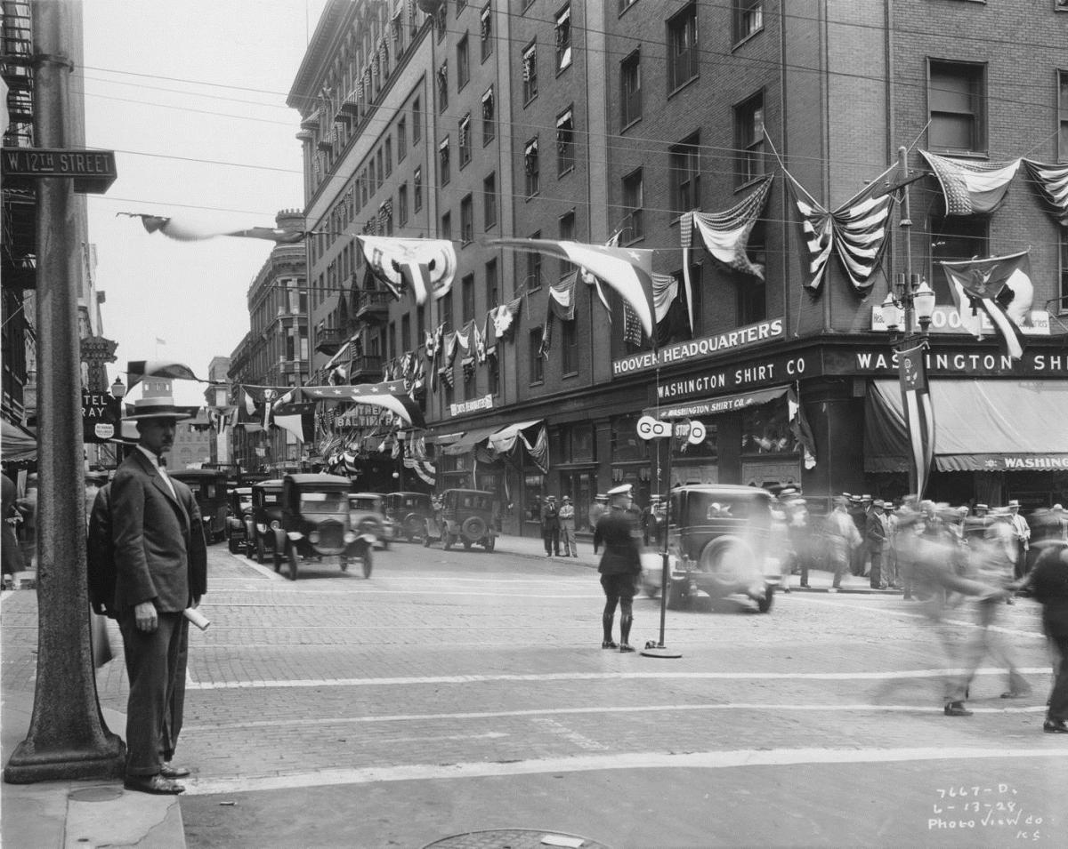 Baltimore Street during the convention