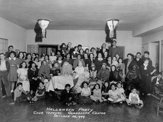 1939 Halloween party at the Guadalupe Center