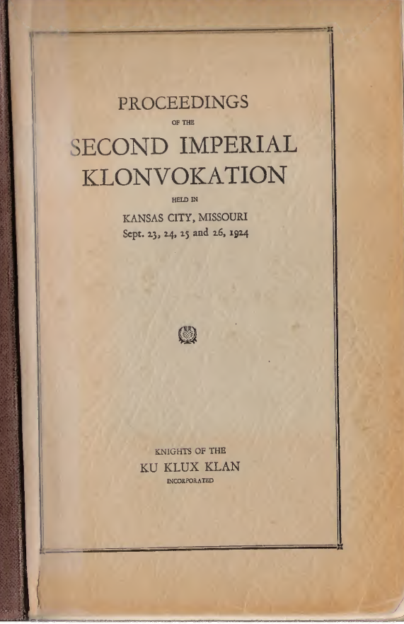 Cover page of the Proceedings from the 2nd Klonvokation